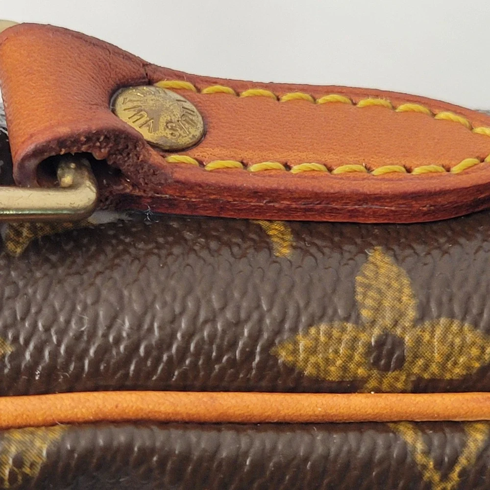 Louis Vuitton Danub Shoulder Bag Women Brown Monogram M45266 Crossbody